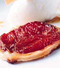 Tomatflarn med limesorbet