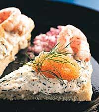 Toast med skagenröra