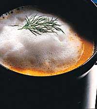 Räkcappuccino – krämig räksoppa