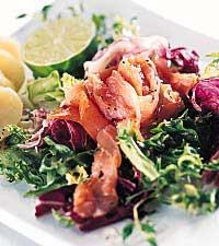 Lax- och limesallad
