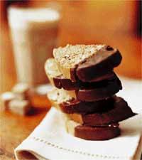 Chokladdoppade biscotti