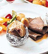 Vinbräserad nötstek