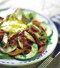 Kycklingsallad med bacon