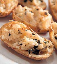 Bakad potatis med getost