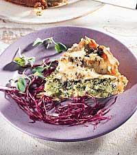 Kålpaj med ost och oregano