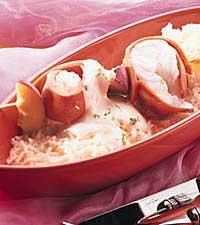 Ängad chorizotorsk på spett