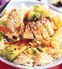 Asiatiska spjäll char-siu