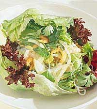 Glasnudelsallad med kyckling