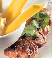 Lammspett med mangosalsa