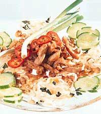 Vietnamesisk citrongräskyckling