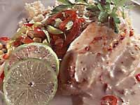 Kycklingfiléer i kokossås