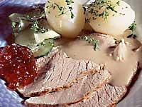 Kalvstek på gammeldags vis