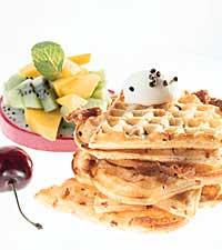 Hemlagade lyxvåfflor