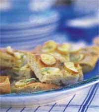 Potatis- och  rosmarinfocaccia