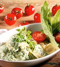 Stefanos pasta med körvelsås