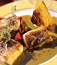 Halstrad gös à la Sletten Kro