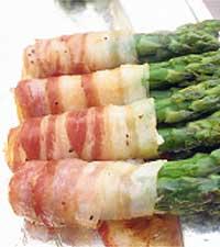 Bacongrillad sparris