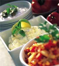 Lime- och honungscrème fraiche