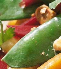 Sockerärter i gott sällskap