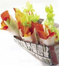 Parma- och salamichips i strut