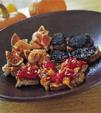 Tre sorters crostini