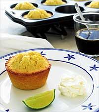 Lime- och kokosmuffins