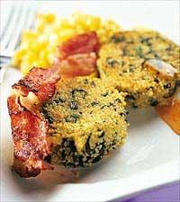 Couscousplättar med spenat