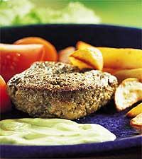 Färsbiffar med fusksås