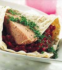 Rödbetsmos till julkorvsrulle