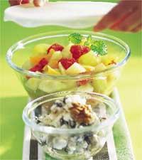 Fruktsallad med kesomix