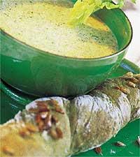 Snurriga spenatbaguetter