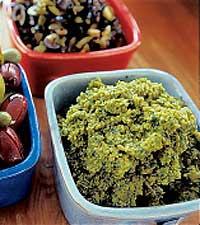 Tapenade med basilika
