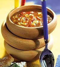 Kryddig kycklingsoppa