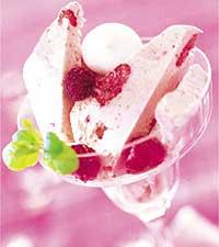 Maräng- & hallonglass