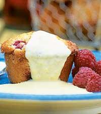 Hallonmuffins med havre