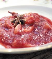 Bärkompott med gräddmjölk