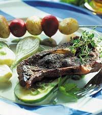 Grillspjäll av vildsvin