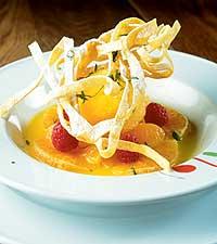 Citrusgranita med mandarinlikör