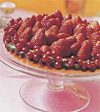 Jordgubbs- & chokladpaj