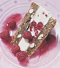 Frusen vanilj- & chokladkaka