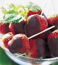 Chokladdoppade jordgubbar