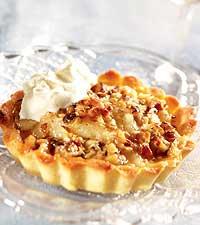 Toscatarteletter med grädde