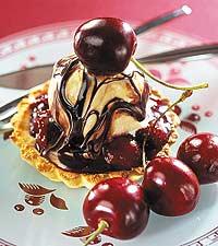 Mandeltarteletter med tillbehör