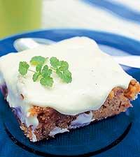 Morotskaka med glasyr