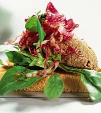 Kycklinglevermousse på toast