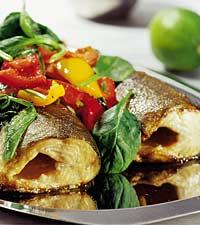 Röding med béarnaisesås