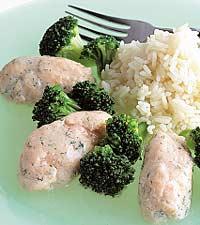 Laxbullar på norska med limesås