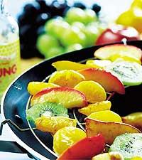 Honungswokad fruktsallad