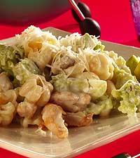 Kycklingpasta med romanesco