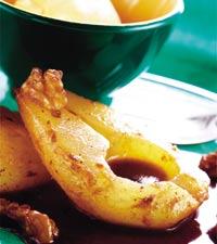 Kardemummabräserade päron